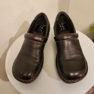 B•O•C Born on Concept black Mules clogs shoes 6.5 leather Peggy model